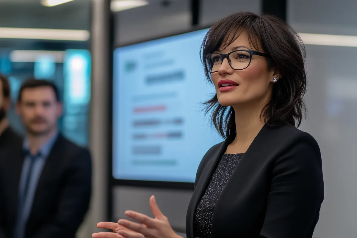 Reunión consultor financiero profesional